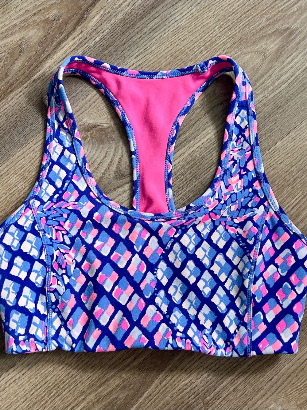 Lilly Pulitzer Women’s Racerback Sports Bra With Rashguard
